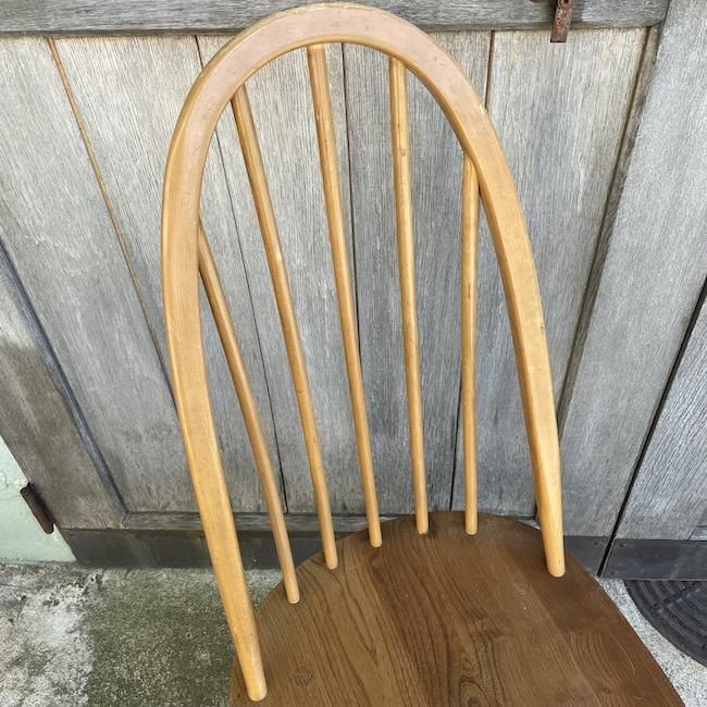 シール 刻印有 アーコール クエーカーチェア イギリスアンティーク ERCOL アーコール クエーカーチェアN イギリス ヴィンテージ