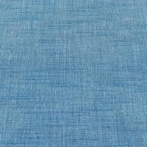 会津木綿 会津もめん　木綿 反物 綿　　かねろく　ブルー　ターコイズブルー 会津木綿 長尺【水色基調の細棒縞】 36尺 (13.5m) 反物 | 古今堂