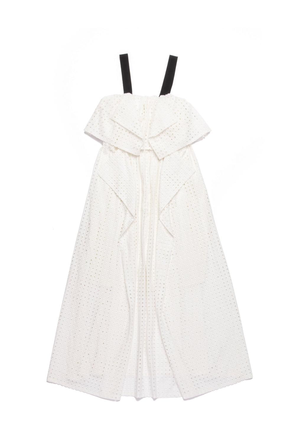 カットワークレースワンピース(WHITE) - PINUE カットワークレースワンピース(WHITE) - PINUE