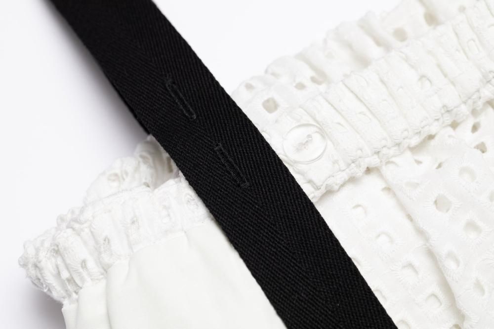 カットワークレースワンピース(WHITE) - PINUE カットワークレースワンピース(WHITE) - PINUE