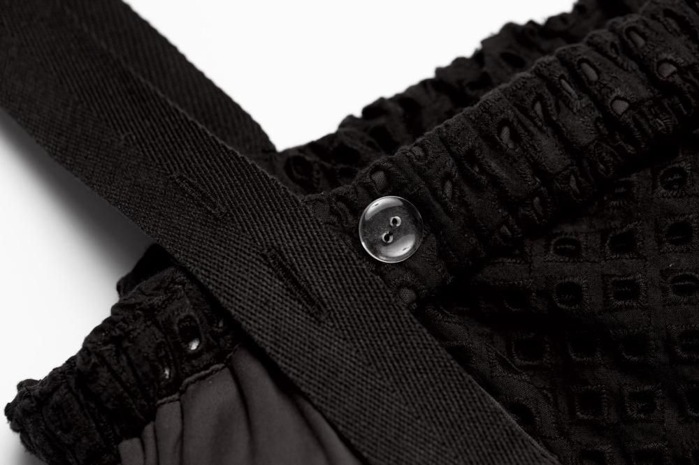 カットワークレースワンピース(BLACK) - PINUE カットワークレースワンピース(BLACK) - PINUE