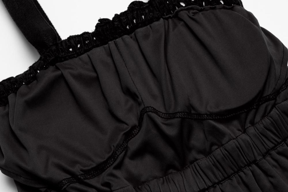 カットワークレースワンピース(BLACK) - PINUE カットワークレースワンピース(BLACK) - PINUE