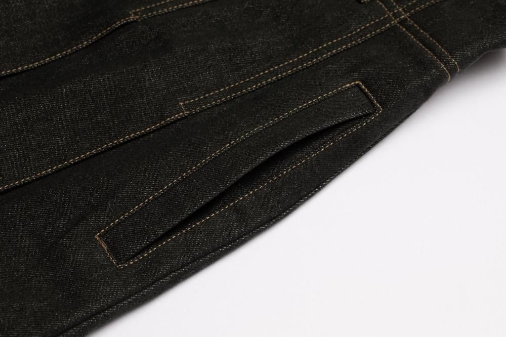 プリーツデニムセットアップ(BLACK) - PINUE プリーツデニムセットアップ(BLACK) - PINUE
