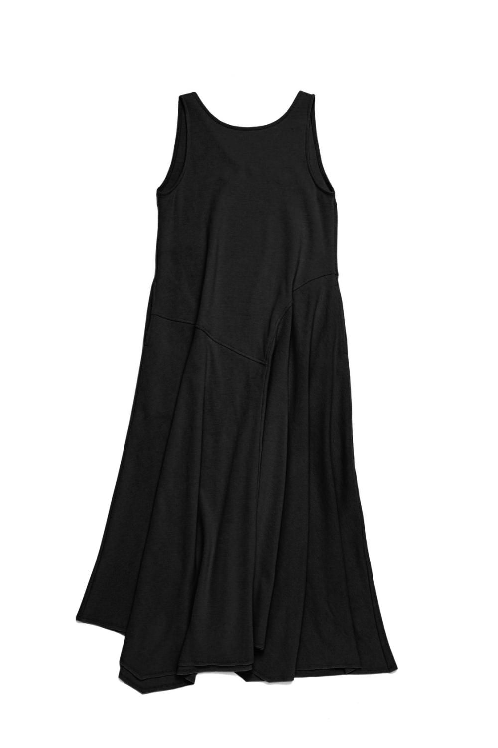 アシメヘムサーマルワンピース(BLACK) - PINUE アシメヘムサーマルワンピース(BLACK) - PINUE
