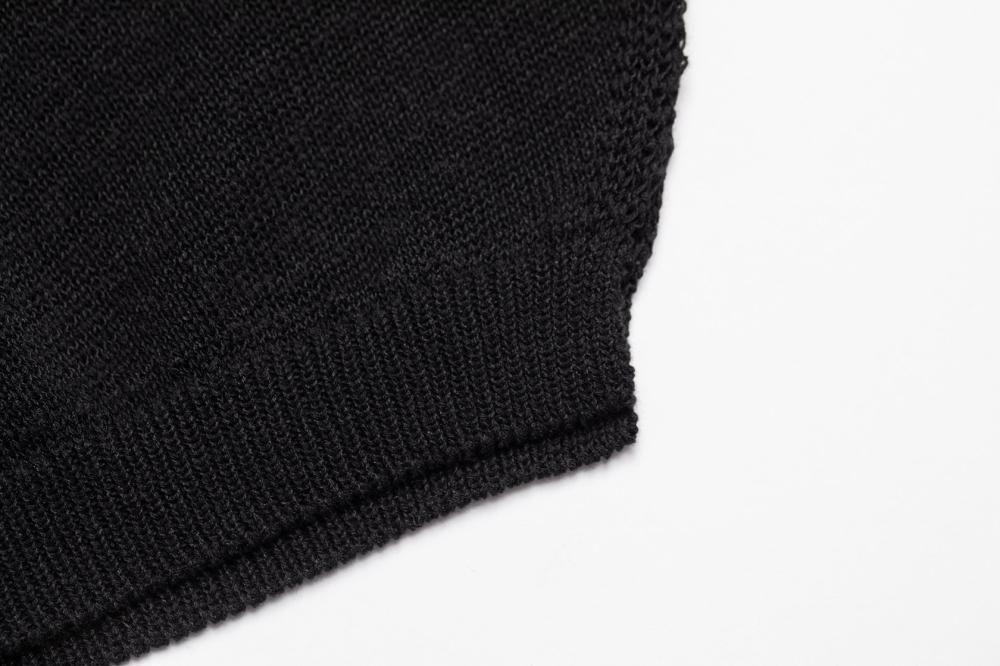 ハートトップニットセットアップ(BLACK) - PINUE ハートトップニットセットアップ(BLACK) - PINUE