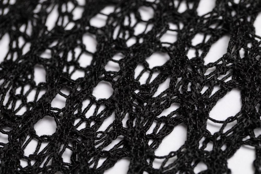 メッシュ切替ニットワンピース(MONOTONE) - PINUE メッシュ切替ニットワンピース(MONOTONE) - PINUE