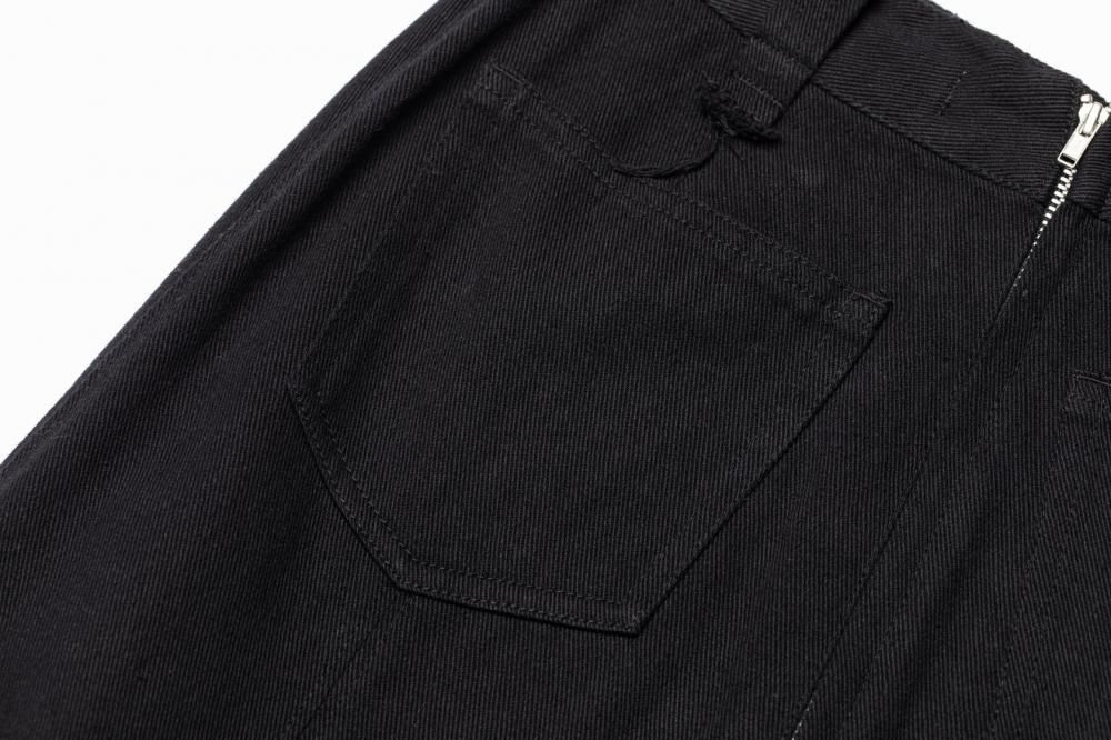 ダメージラッフルスカート(BLACK) - PINUE ダメージラッフルスカート(BLACK) - PINUE