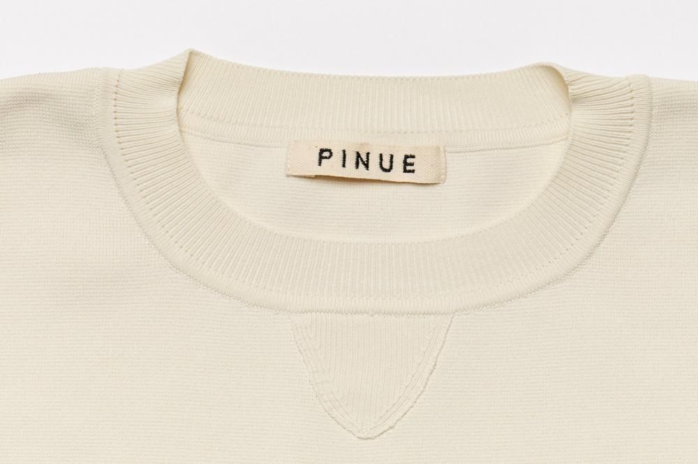 スウェットライクニットトップス（GRAY） - PINUE