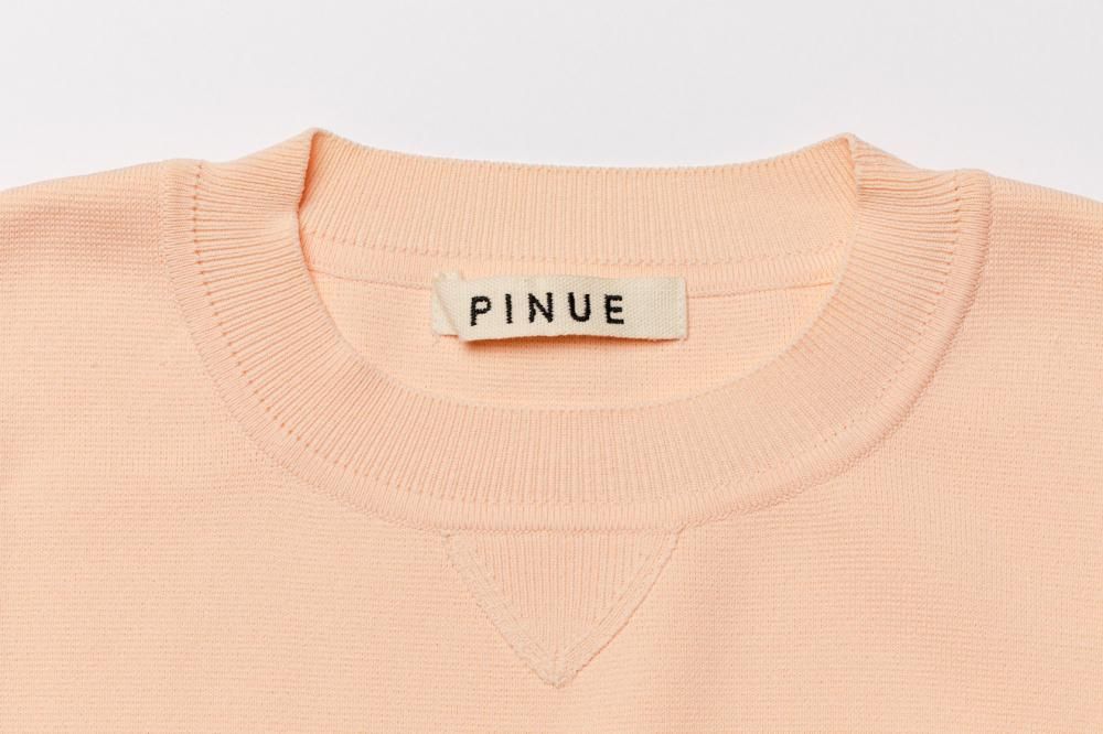 スウェットライクニットトップス（GRAY） - PINUE