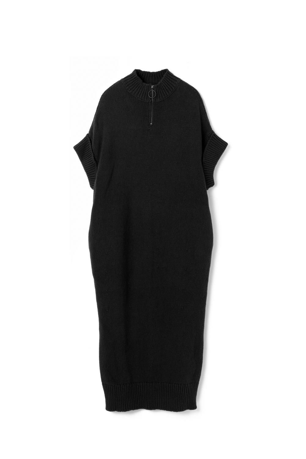 コクーンニットワンピース(BLACK) - PINUE コクーンニットワンピース(BLACK) - PINUE
