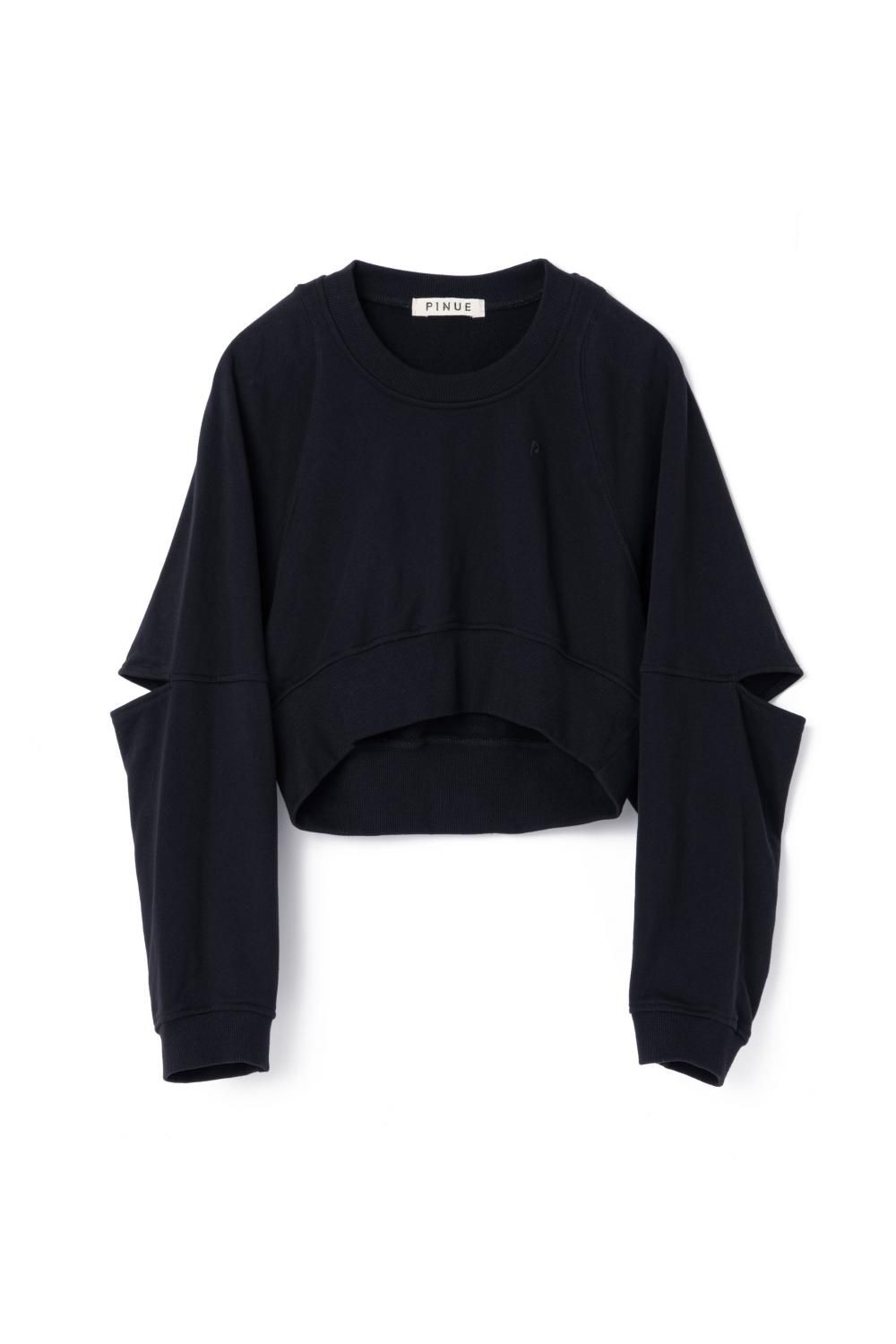 スリットスリーブカットセットアップ(BLACK) - PINUE スリットスリーブカットセットアップ(BLACK) - PINUE
