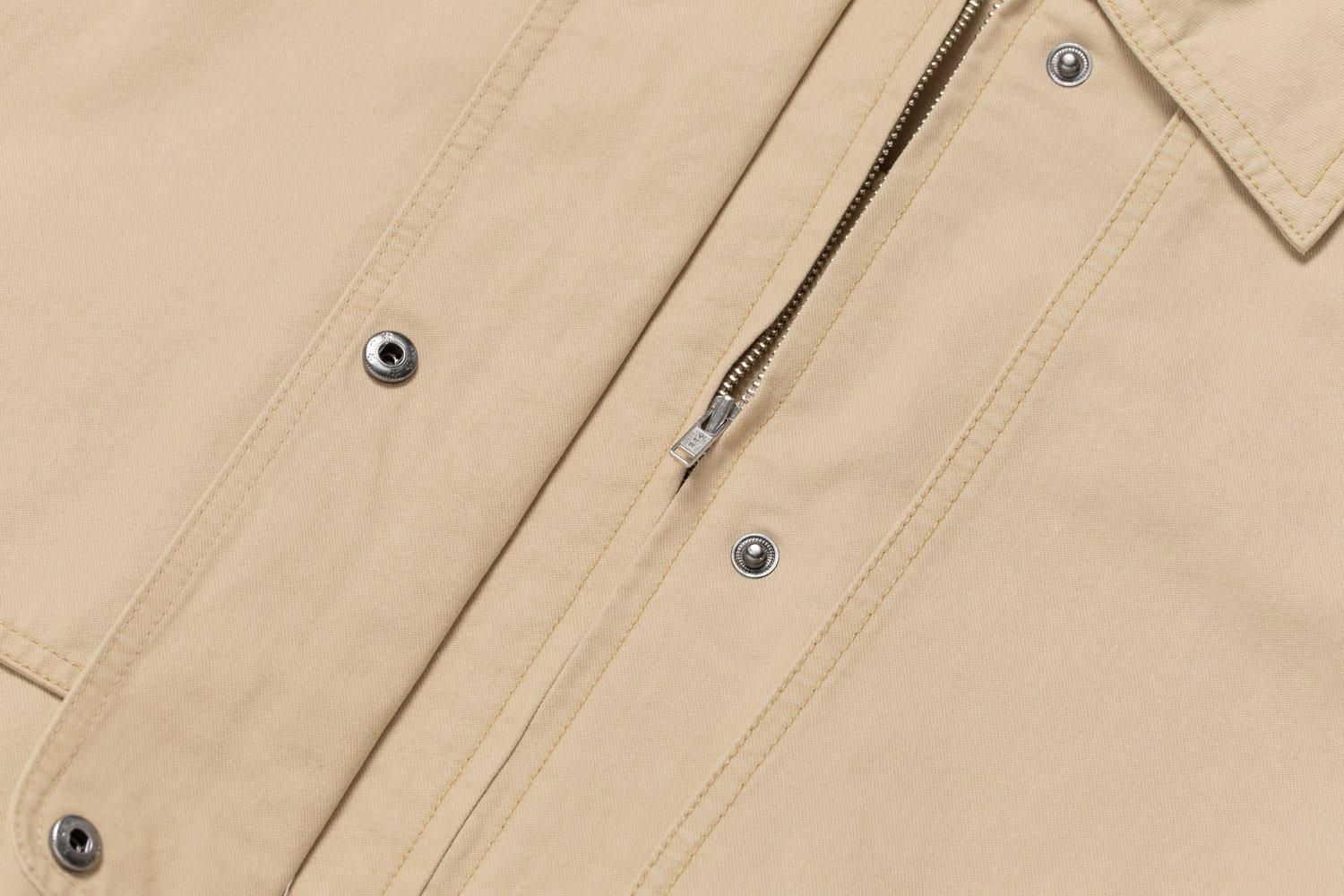 フロントジップトレンチコート(BEIGE) - PINUE フロントジップトレンチコート(BEIGE) - PINUE