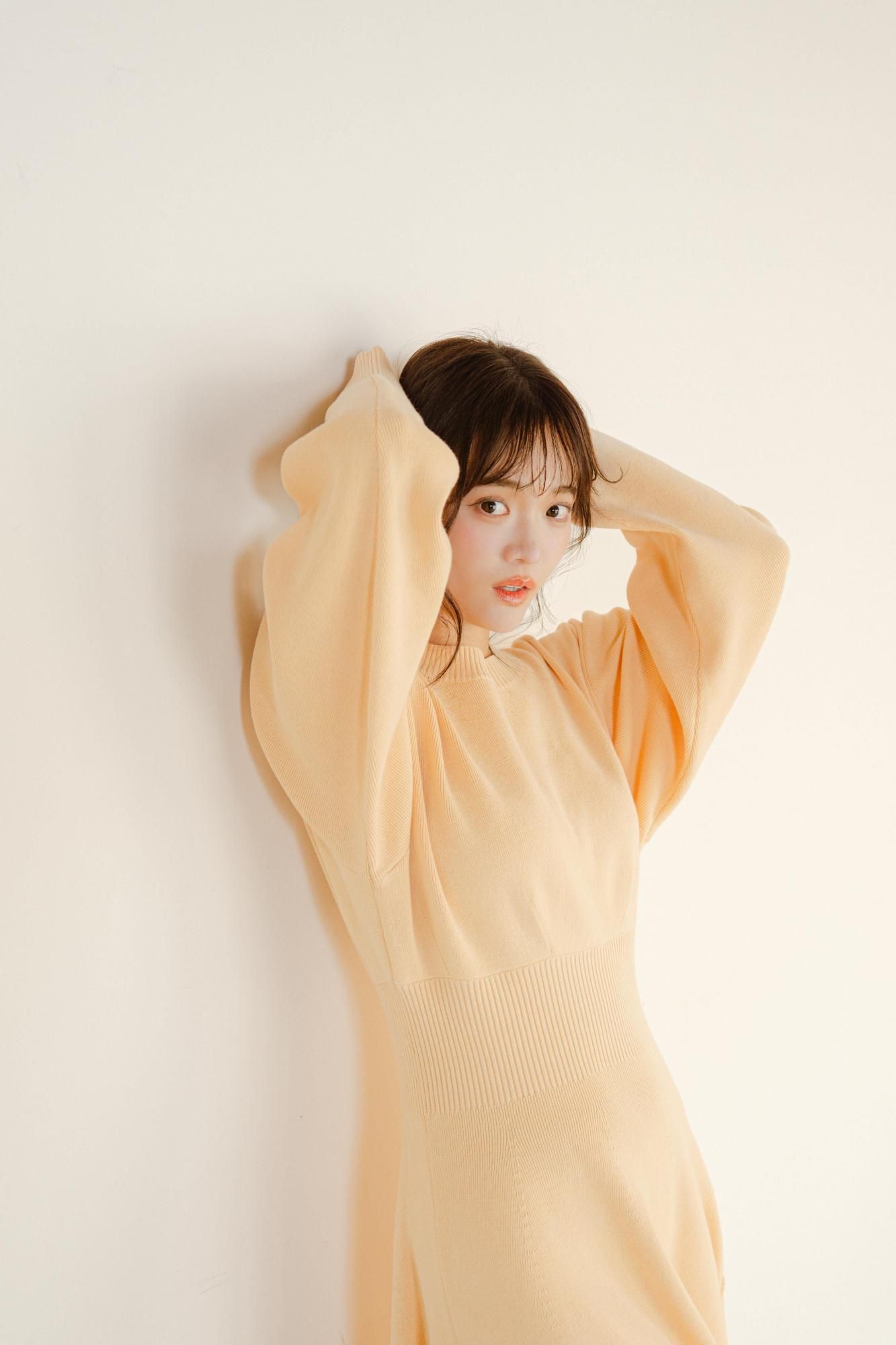 アイレットニットワンピース（BLACK） - PINUE