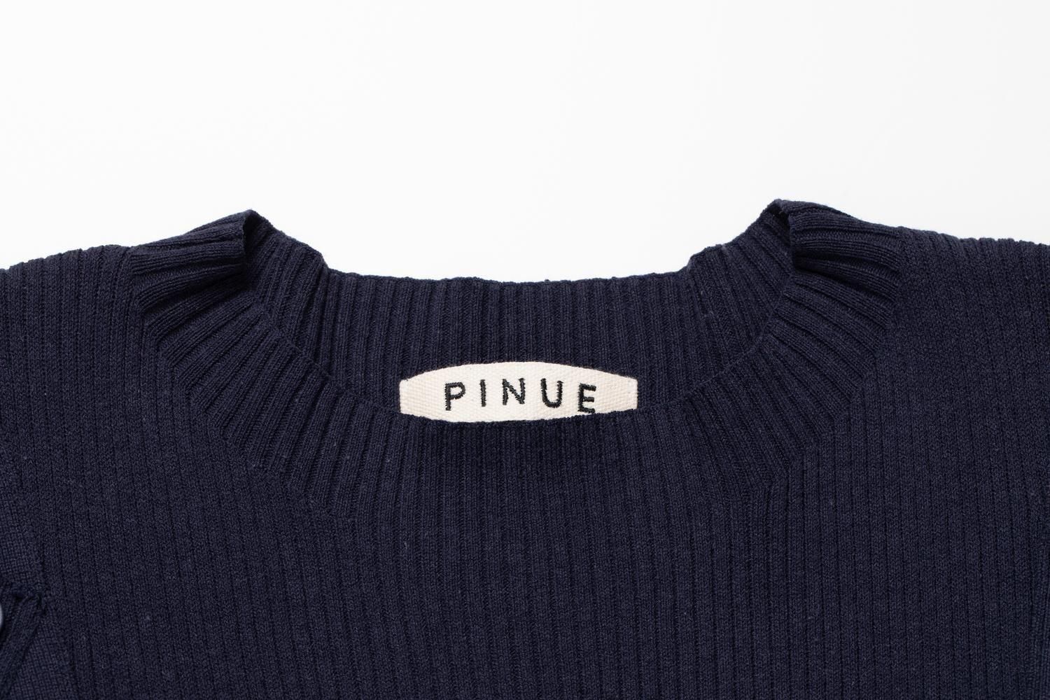 ボタンスリットニットワンピース（PINK） - PINUE
