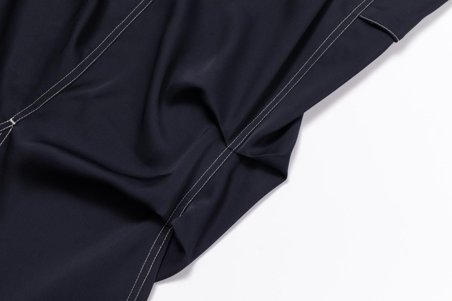 サスペンダーサイドタックスカート（NAVY） - PINUE