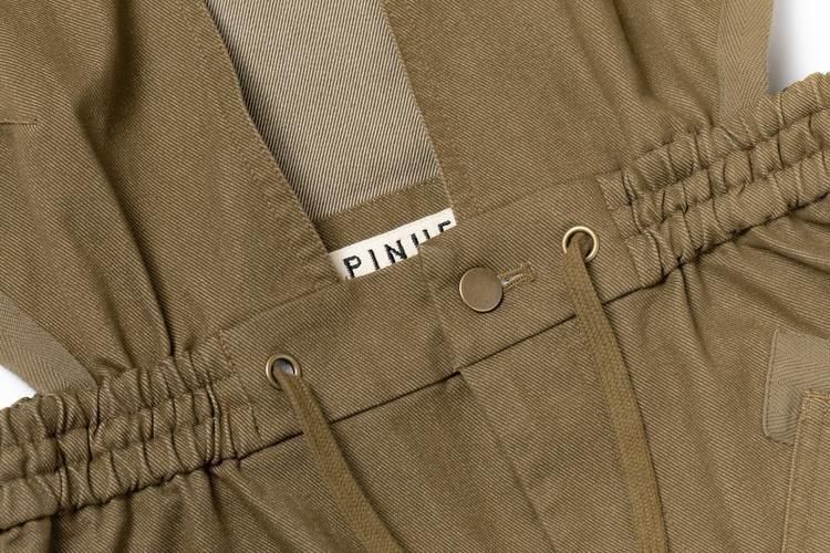 ドロストヘムジャンパースカート（KHAKI） - PINUE