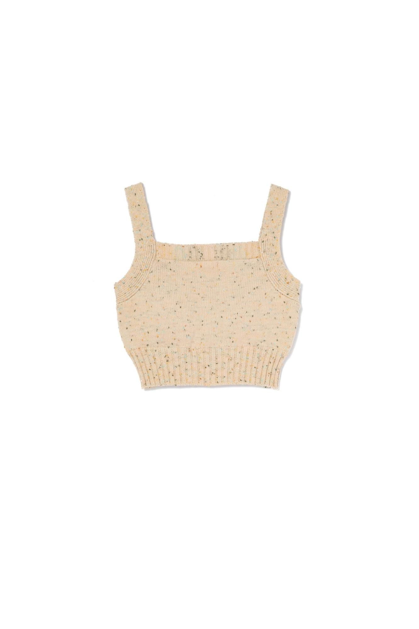 カラーネップニットセットアップ（BEIGE） - PINUE