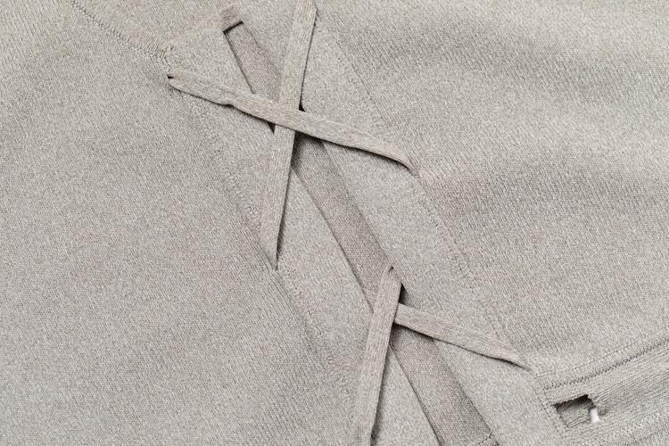 スカラニットセットアップ（GRAY） - PINUE