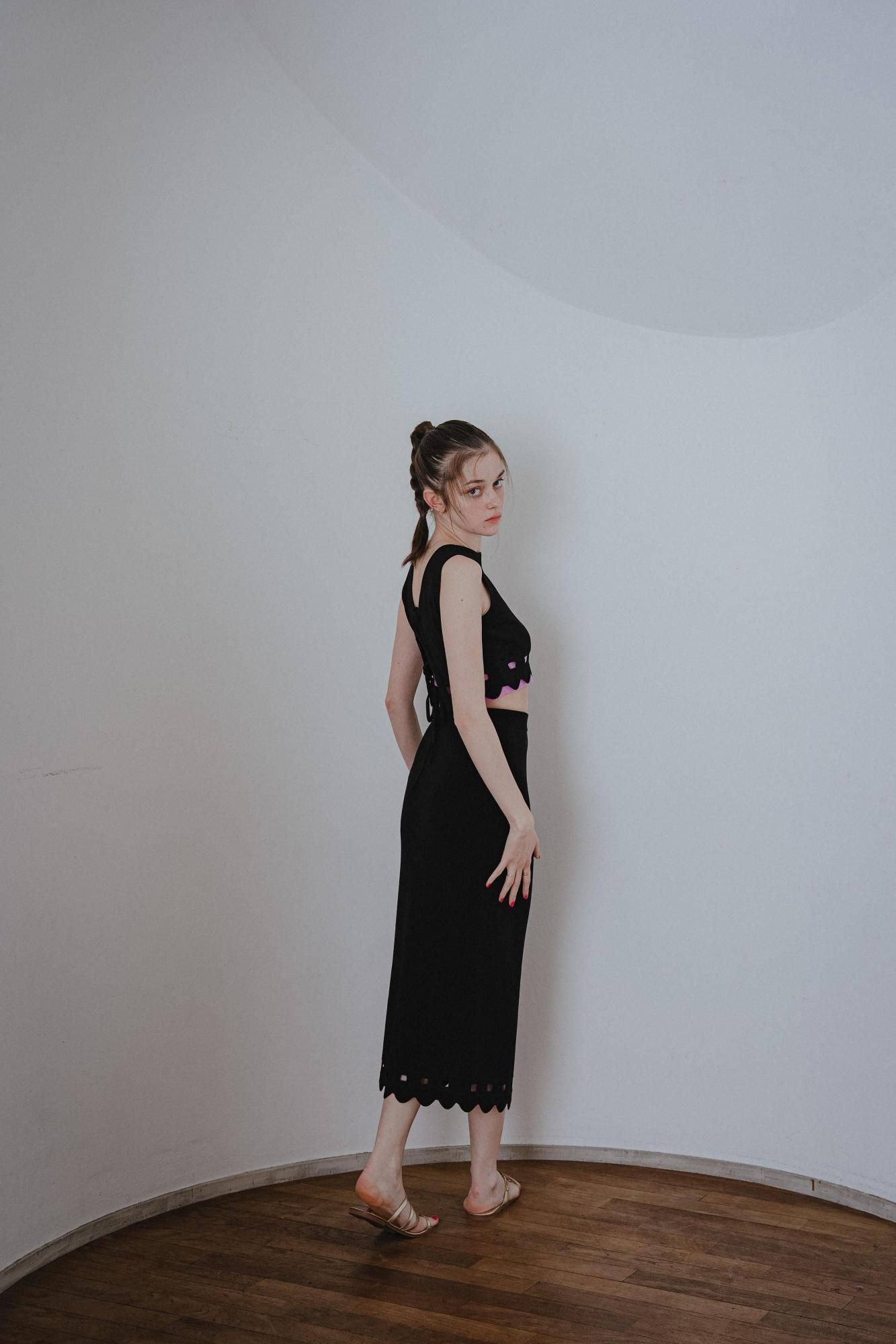 美品 knit planet メッシュセットアップ 4-5yサイズ Flower Mesh Knit Skipper | STUDIO SEVEN (スタジオ セブン)