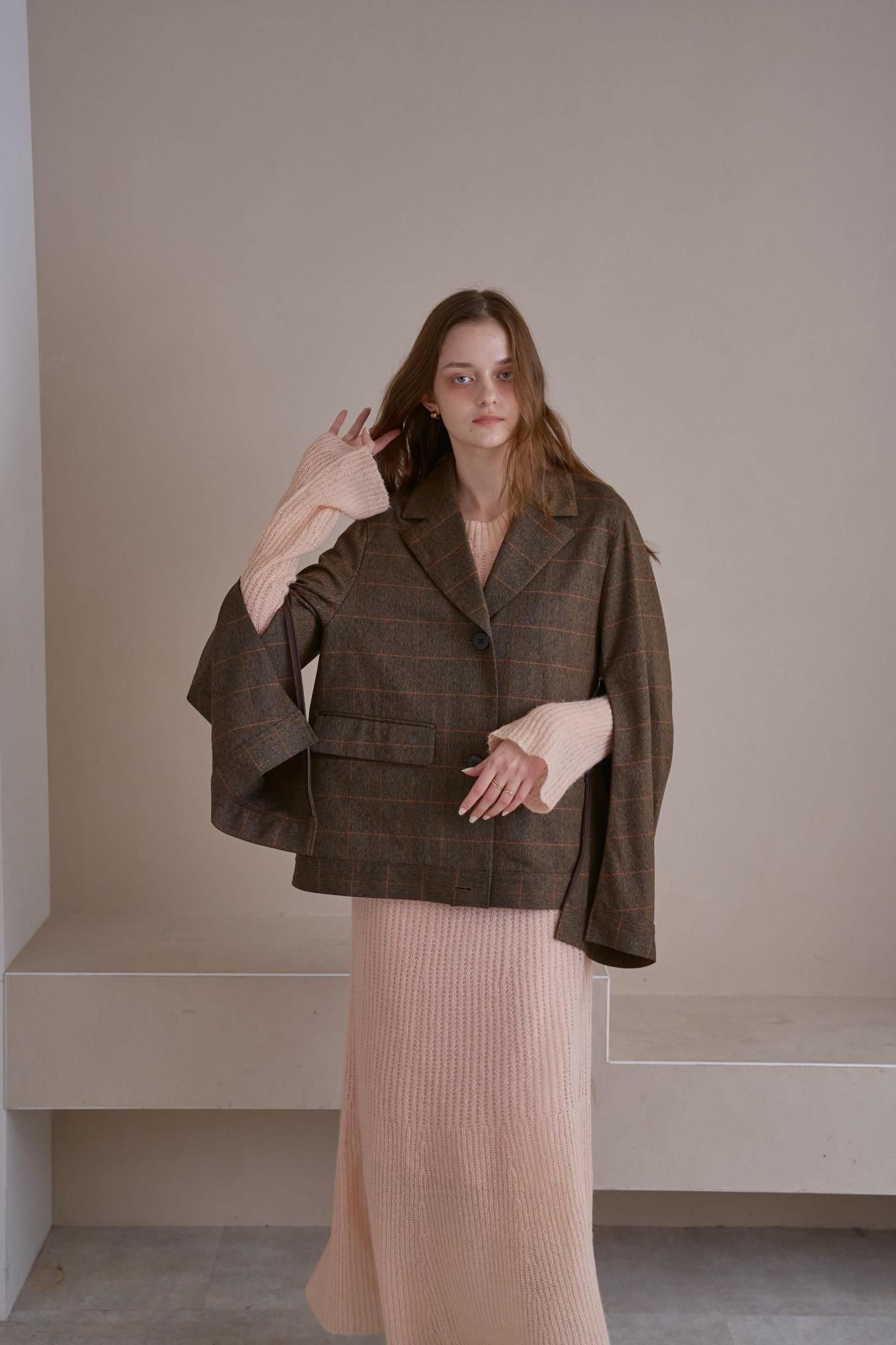 pinue スリットスリーブジャケット　GLAY Free スリットスリーブジャケット（BROWN） - PINUE