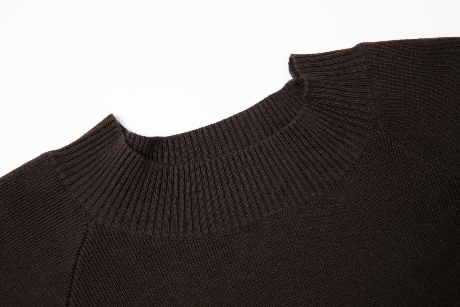 PINUE スリットヘムニットワンピース　SUMIKURO Sサイズ スリットヘムニットワンピース（SUMIKURO） - PINUE