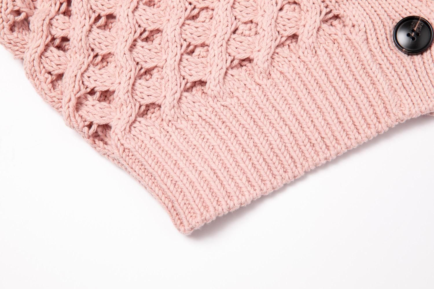 アップルパイニットカーディガン（PINK） - PINUE