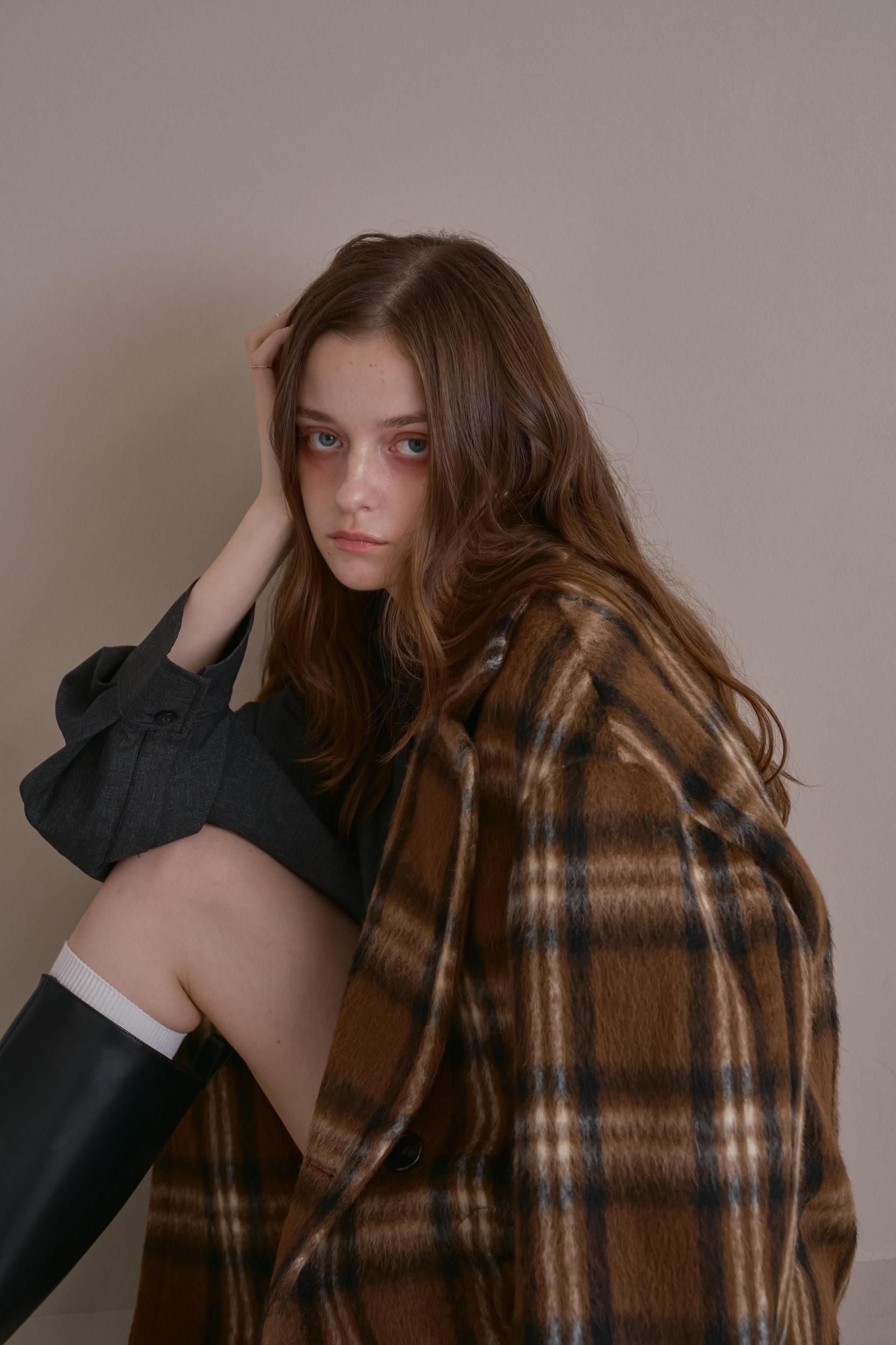 専用)シャギーチェック ショット Schott SHAGGY PLAID SHIRT/シャギー