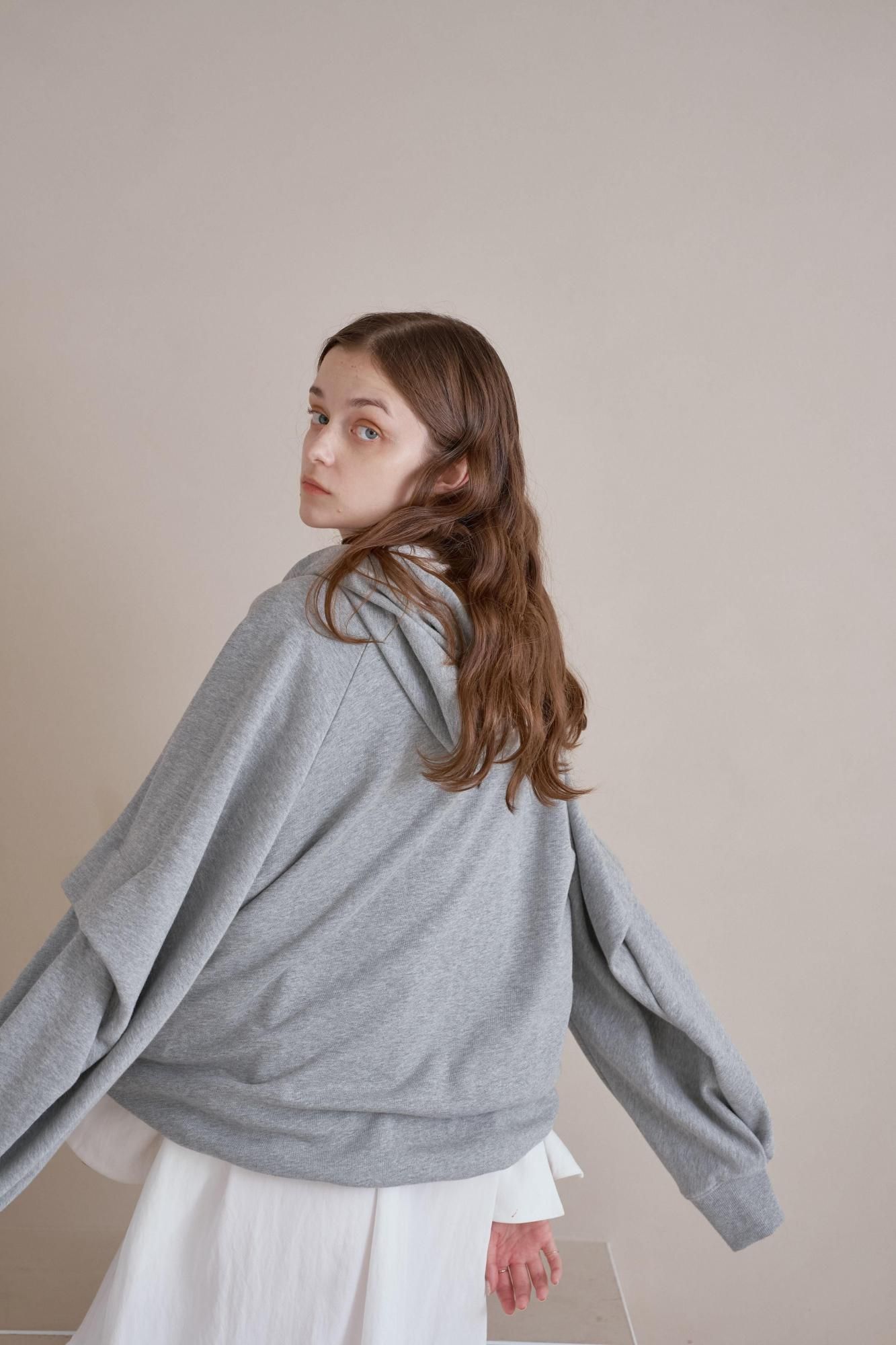 タックスリーブパーカー（GRAY） - PINUE