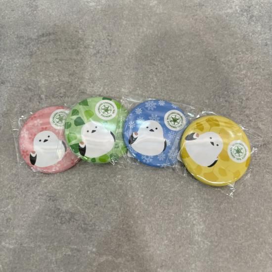 シマエナガ 缶マグネット - HOKKAIDO UNIVERSITY Original Shop