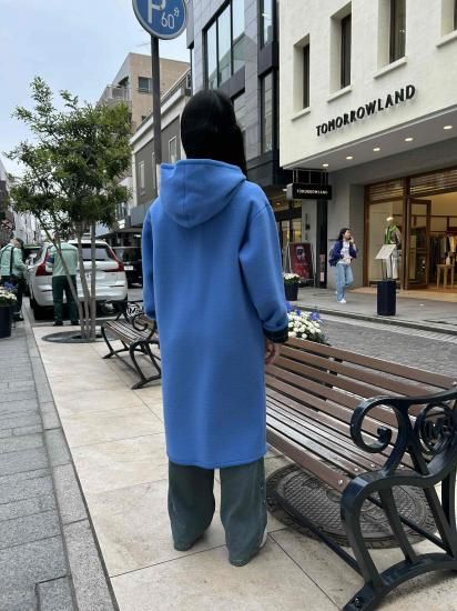 新色】元町チャーミングコート - ブルー<ロング丈> - 横浜元町 新色】元町チャーミングコート - ブルー<ロング丈> - 横浜元町
