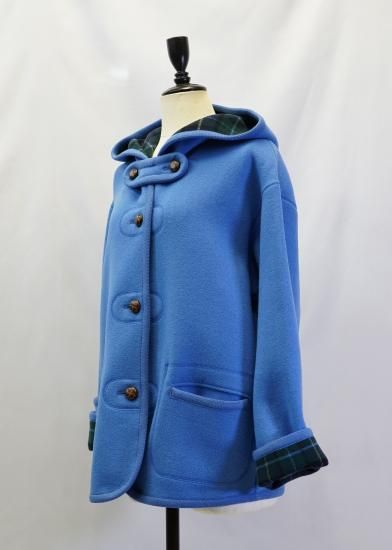 元町チャーミングコート - ブルー＜ショート丈＞ - 横浜元町