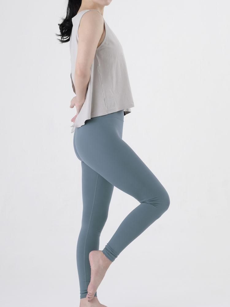 スモークブルー Mサイズ ヨガウェア スカラーFIT SmokyBlue（スモーキーブルー） - SKALLER