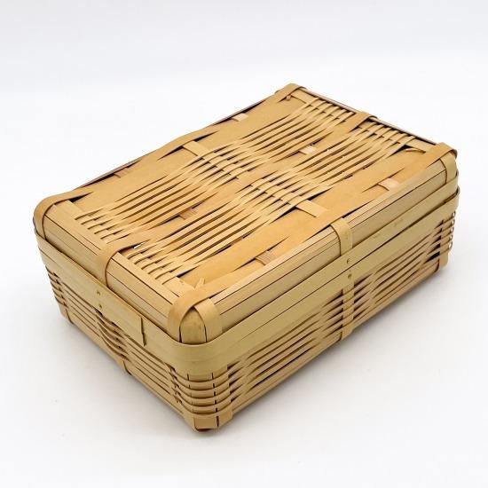 鹿児島県/真竹(白竹) 角ちりかご-1basketry