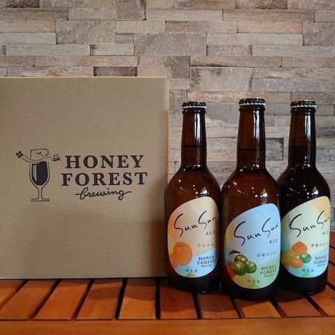 Amazon.co.jp: クラフトビール SunSunALE 6本セット Honey
