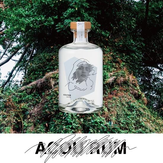 ACOU RUM WHITE 500ml - 大山甚七商店 【かごしまぐるり】