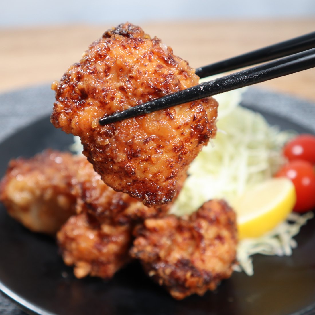 油なしでポテトもから揚げもカリッカリ＆ジューシーで旨味が濃縮♪