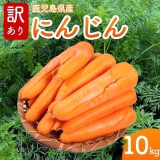 【甘さたっぷり！】 訳あり 鹿児島県産 人参10kg 【南九州ベジタベース】