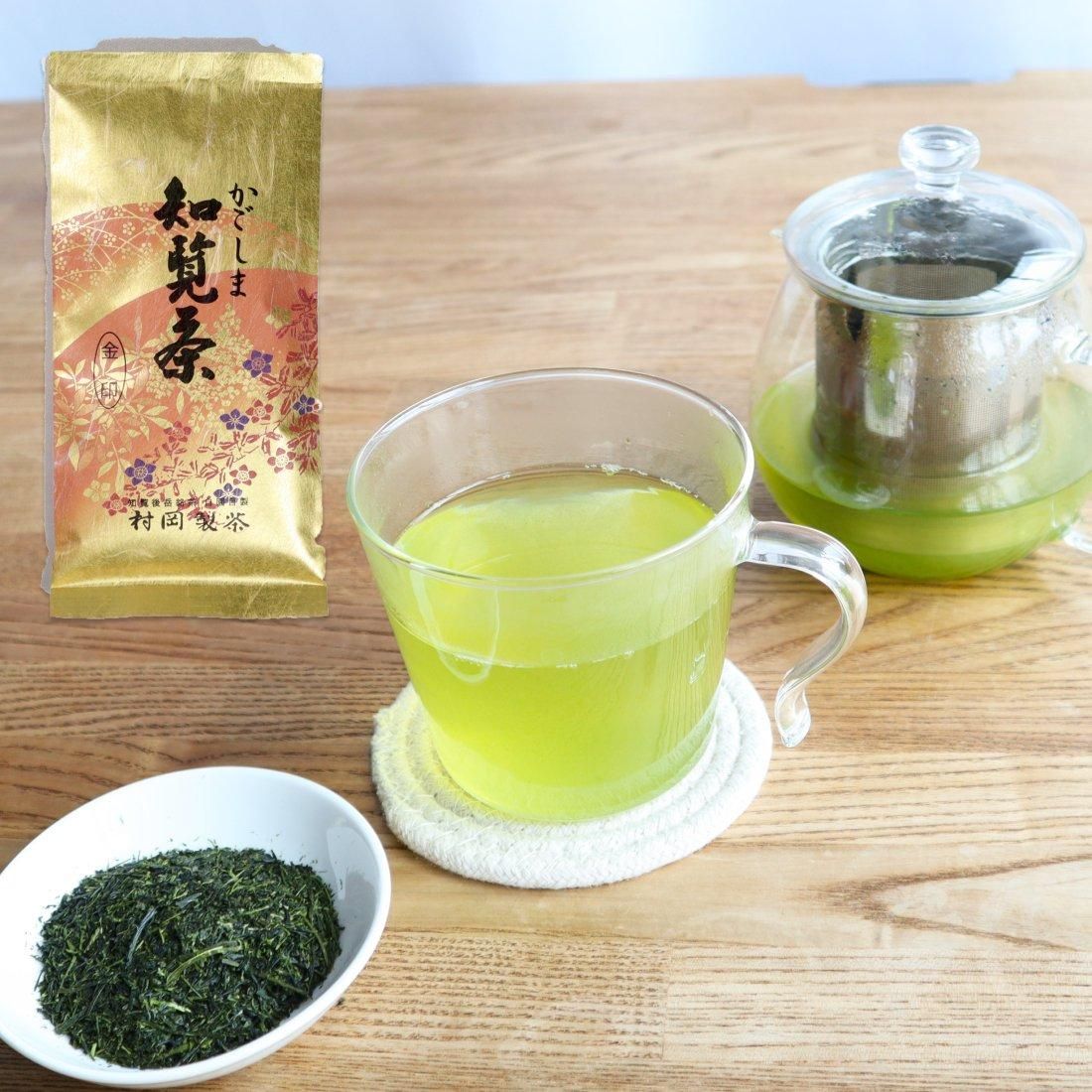 【2025年新茶】かごしま知覧茶「金印」1袋100g【村岡製茶】