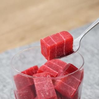 【本物そっくり】まぐろシャーベット 約600g 【苺&ラズベリー味】 