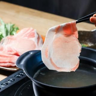 【ロース豚バラ食べ比べ】鹿児島県産「金匠豚」 しゃぶしゃぶセット 【福浦力ファーム】