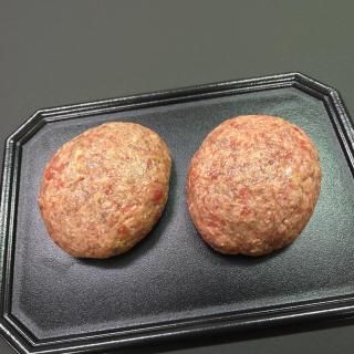 【肉汁あふれる】 種子島産黒毛和牛 冷凍生ハンバーグ2個（1・2パック入り）【梶屋牛】