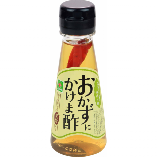 【昆布にピリッと唐辛子】黒酢入り「おかずにかけま酢」100ml×3本
