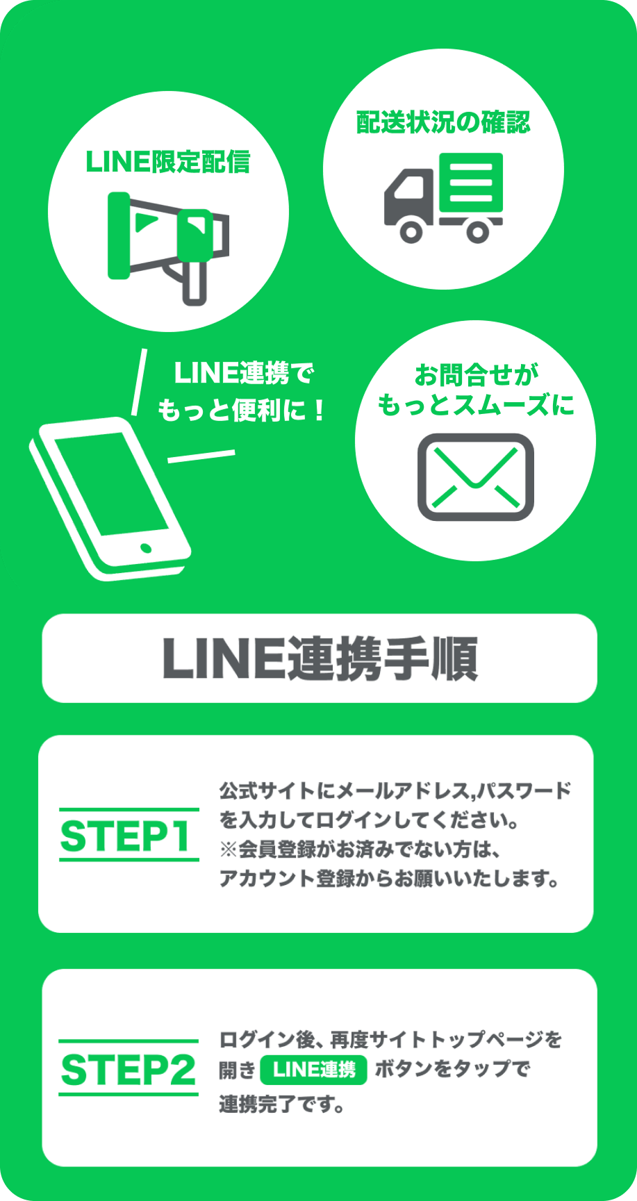 LINE連携バナー