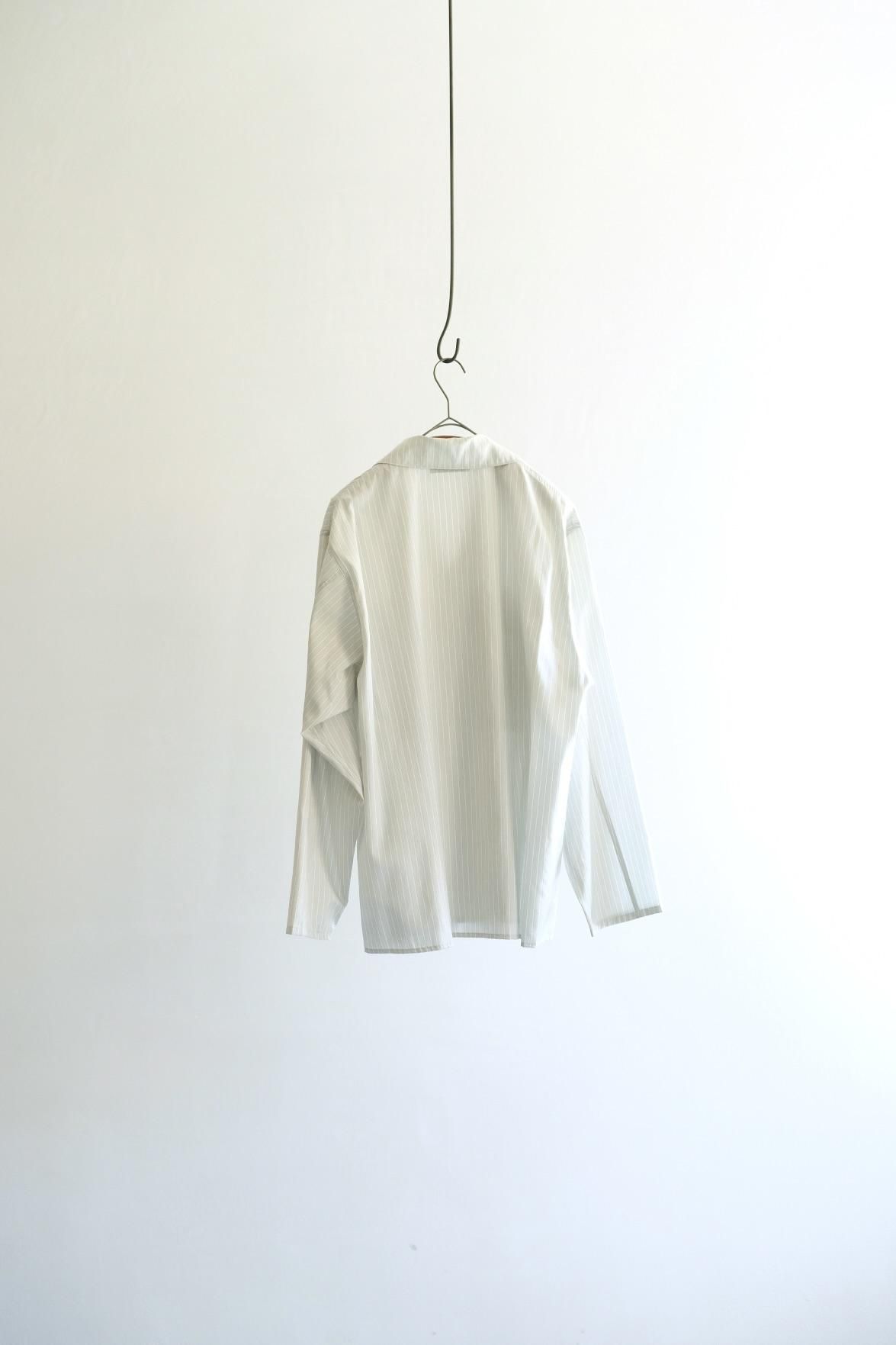 Ex Silk Stripe Summer Shirt Jacket - 商品帖 | 柿乃葉