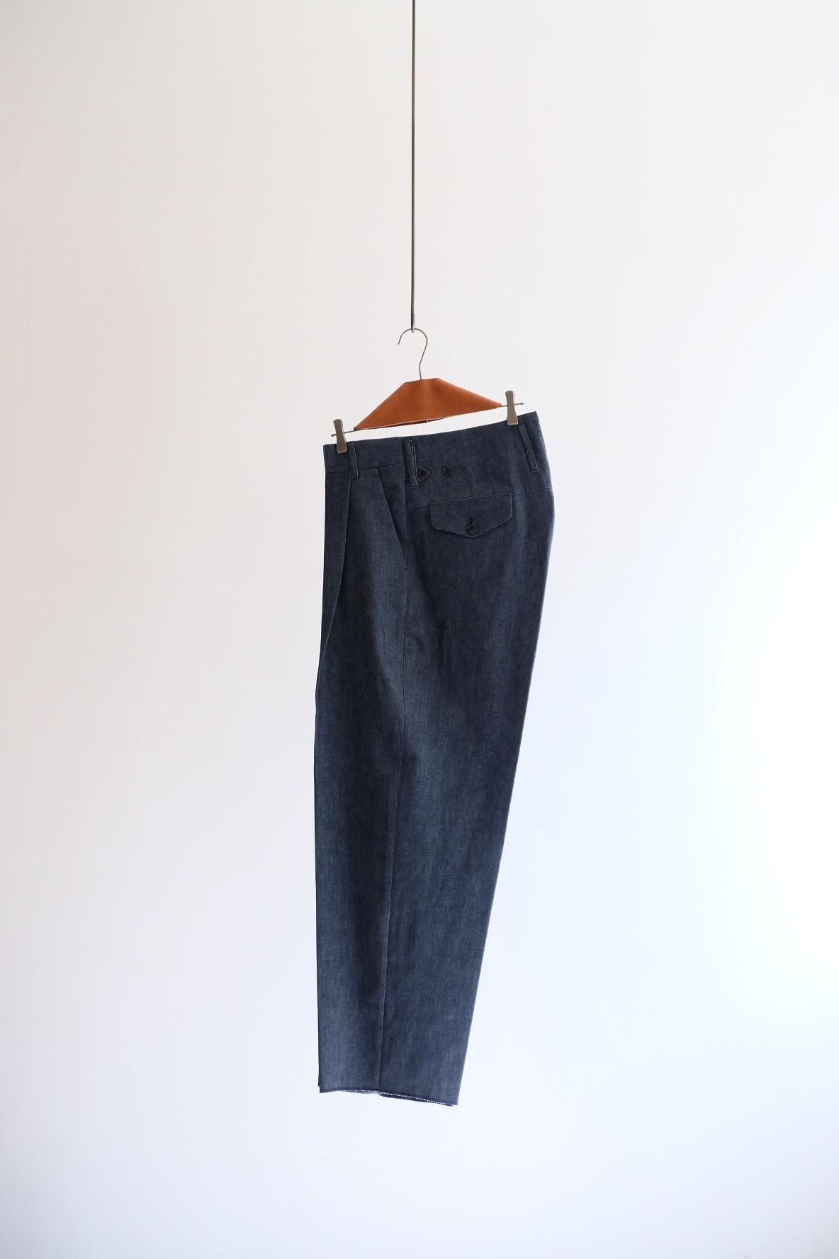 MAATEE\u0026SONS 柿乃葉Ex Military Denim Slacks | labiela.com