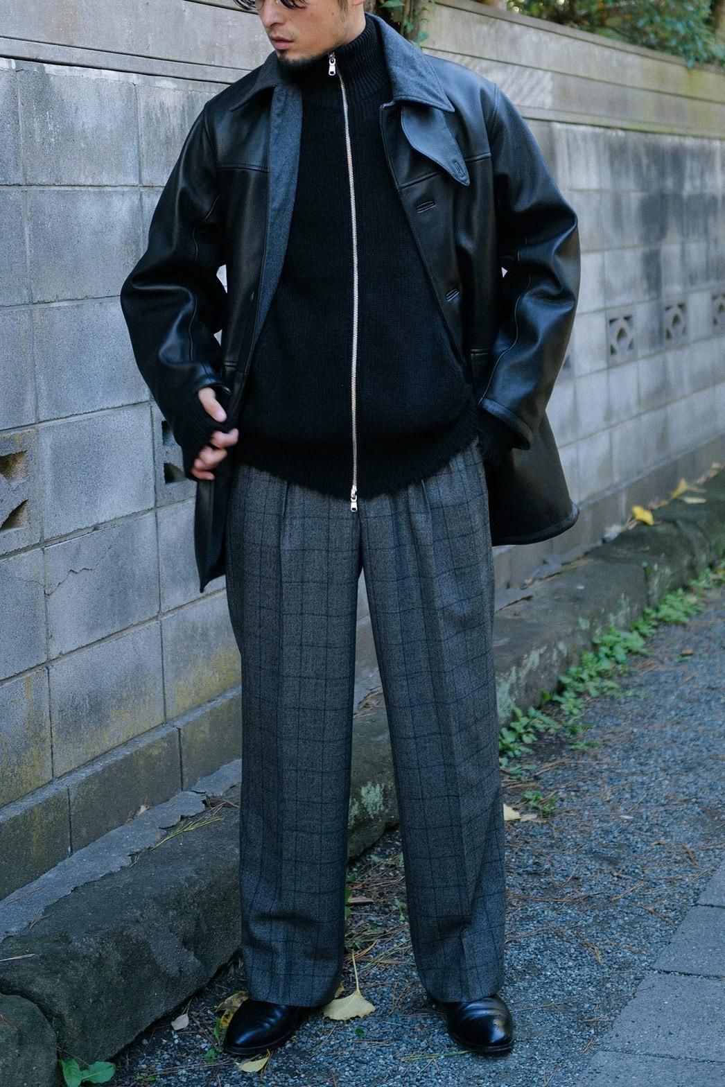 Lamb Leather Car Coat - 商品帖 | 柿乃葉 / KAKINOHAHANARE Lamb Leather Car Coat - 商品帖 | 柿乃葉 / KAKINOHAHANARE
