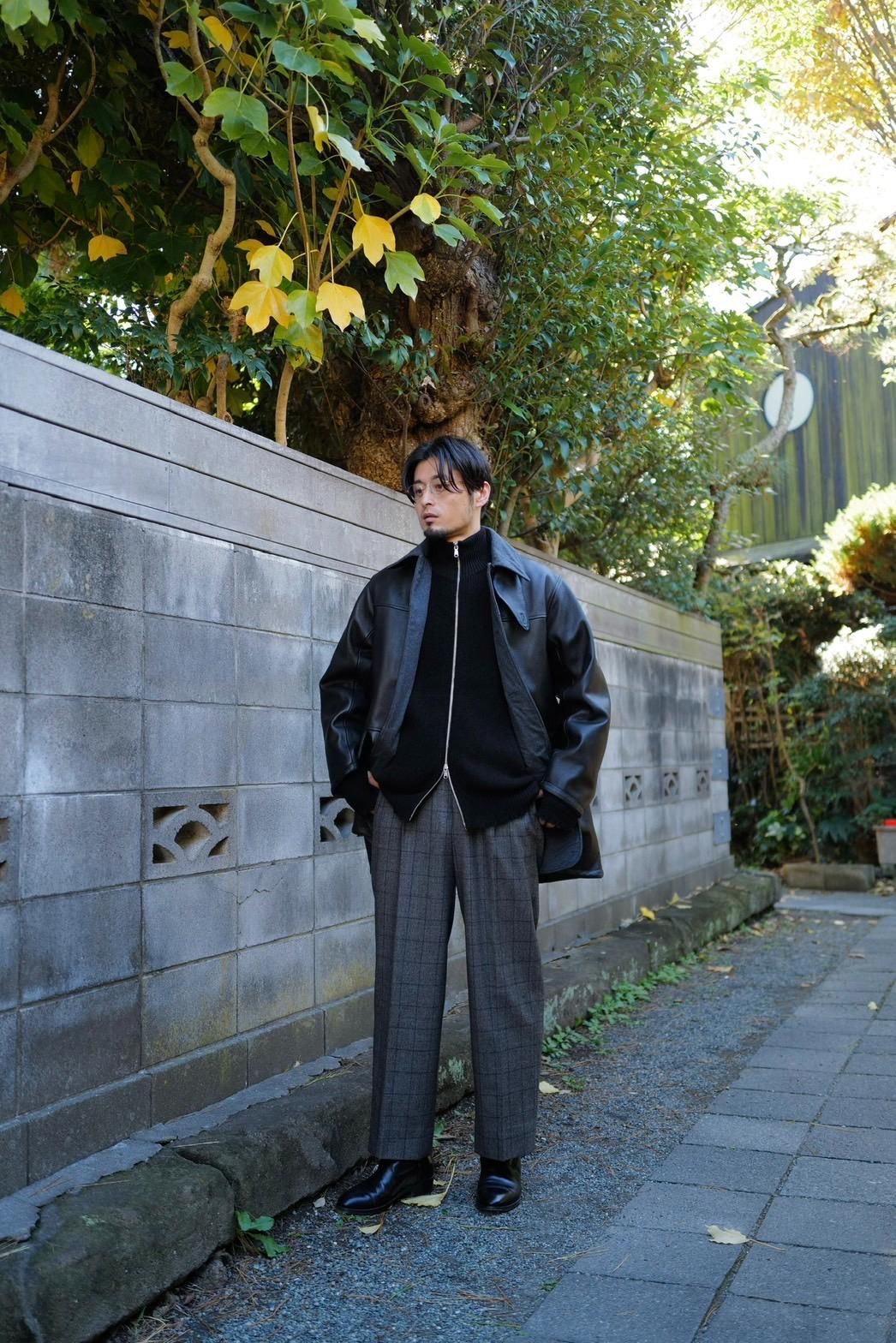 Lamb Leather Car Coat - 商品帖 | 柿乃葉 / KAKINOHAHANARE Lamb Leather Car Coat - 商品帖 | 柿乃葉 / KAKINOHAHANARE