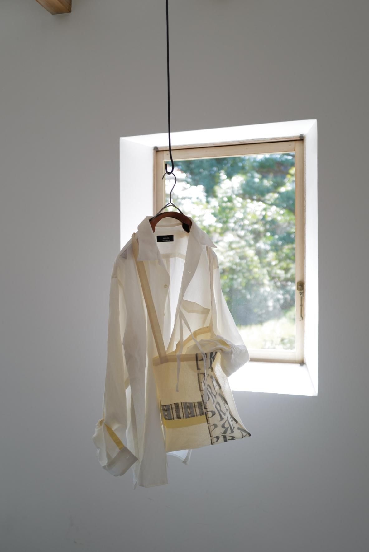 Ex Open Collar Ribbon Shirt with Remake Bag - 商品帖 | 柿 Ex Open Collar Ribbon Shirt with Remake Bag - 商品帖 | 柿
