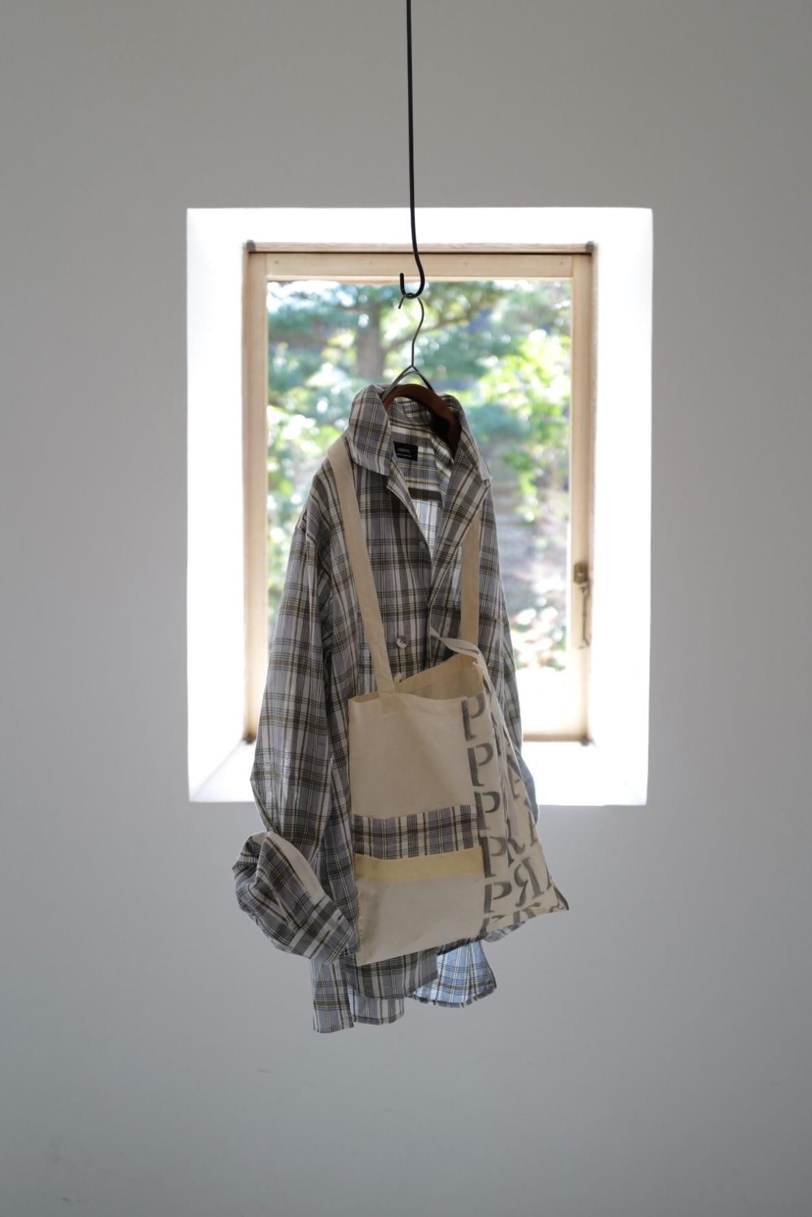 Ex Open Collar Ribbon Shirt with Remake Bag - 商品帖 | 柿 Ex Open Collar Ribbon Shirt with Remake Bag - 商品帖 | 柿