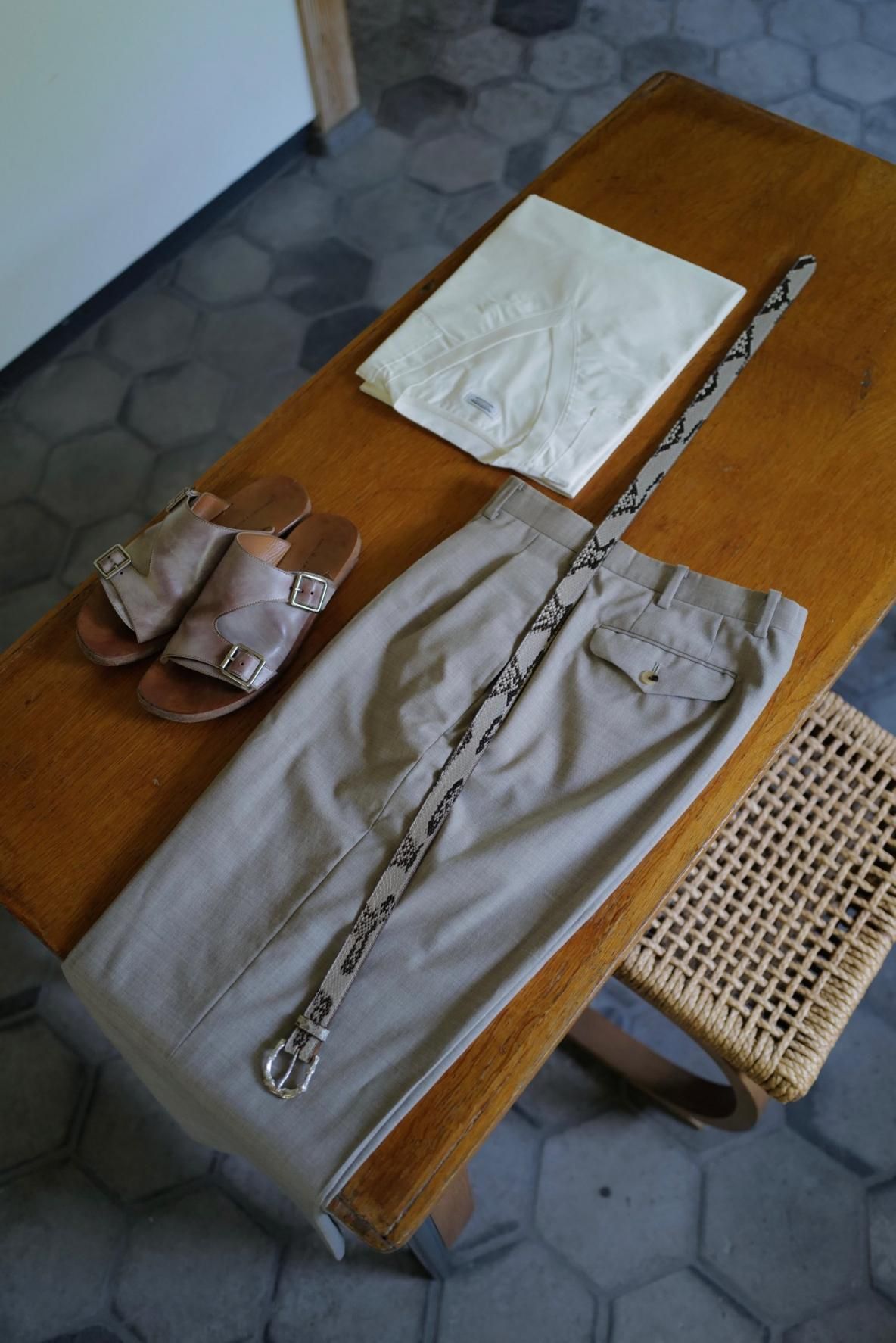 柿乃葉　Bamboo Buckle Belt Annonay 柿乃葉 Bamboo Buckle Belt Annonay - メルカリ